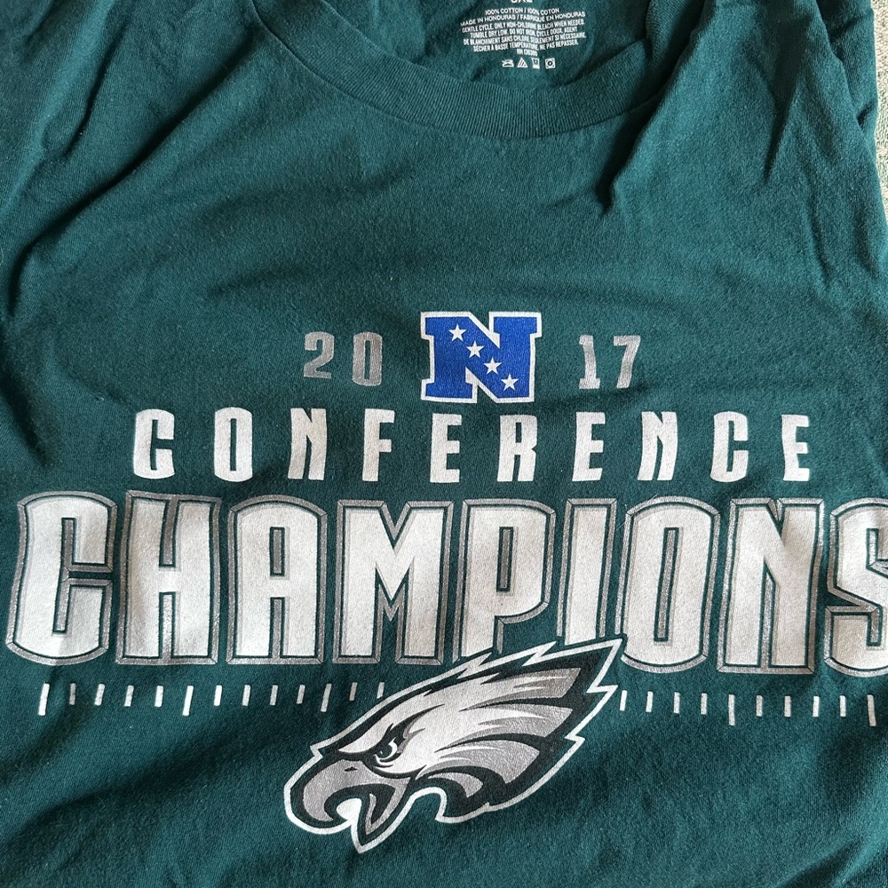 2017 SUPER BOWL CHAMPION PHILADELPHIA EAGLES NFC CONFERENCE CHAMPS SHIRT